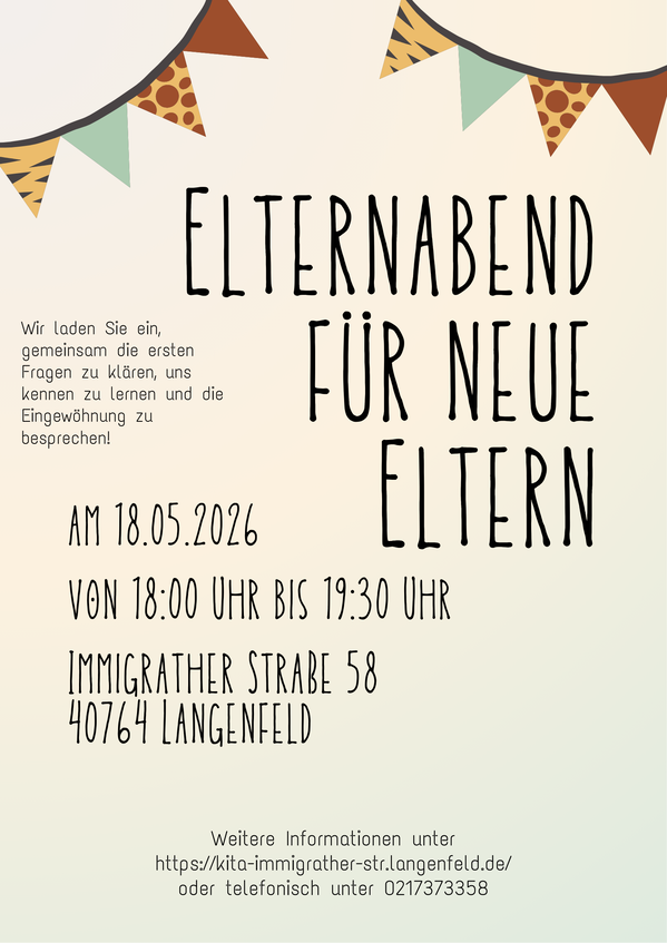 Elternabend neue Eltern
